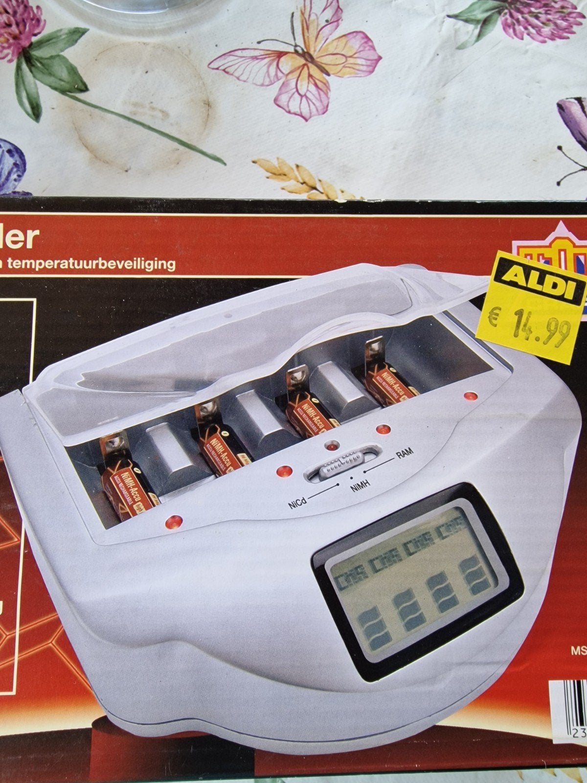 ALDI Batterijlader met temperatuurbeveiliging, Ophalen of Verzenden, Gebruikt, Oplaadbaar