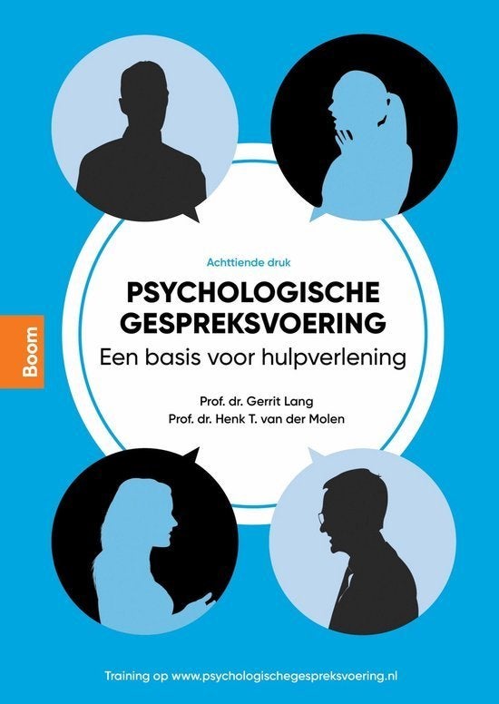 Psychologische gespreksvoering, Boeken, Ophalen of Verzenden, Beta, Zo goed als nieuw, HBO