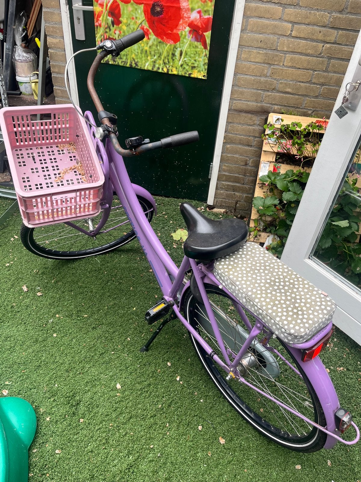 Cortina U4 Transportfiets Dames - Lavendelpaars, Fietsen en Brommers, Fietsen | Dames | Damesfietsen, Terugtraprem, Versnellingen