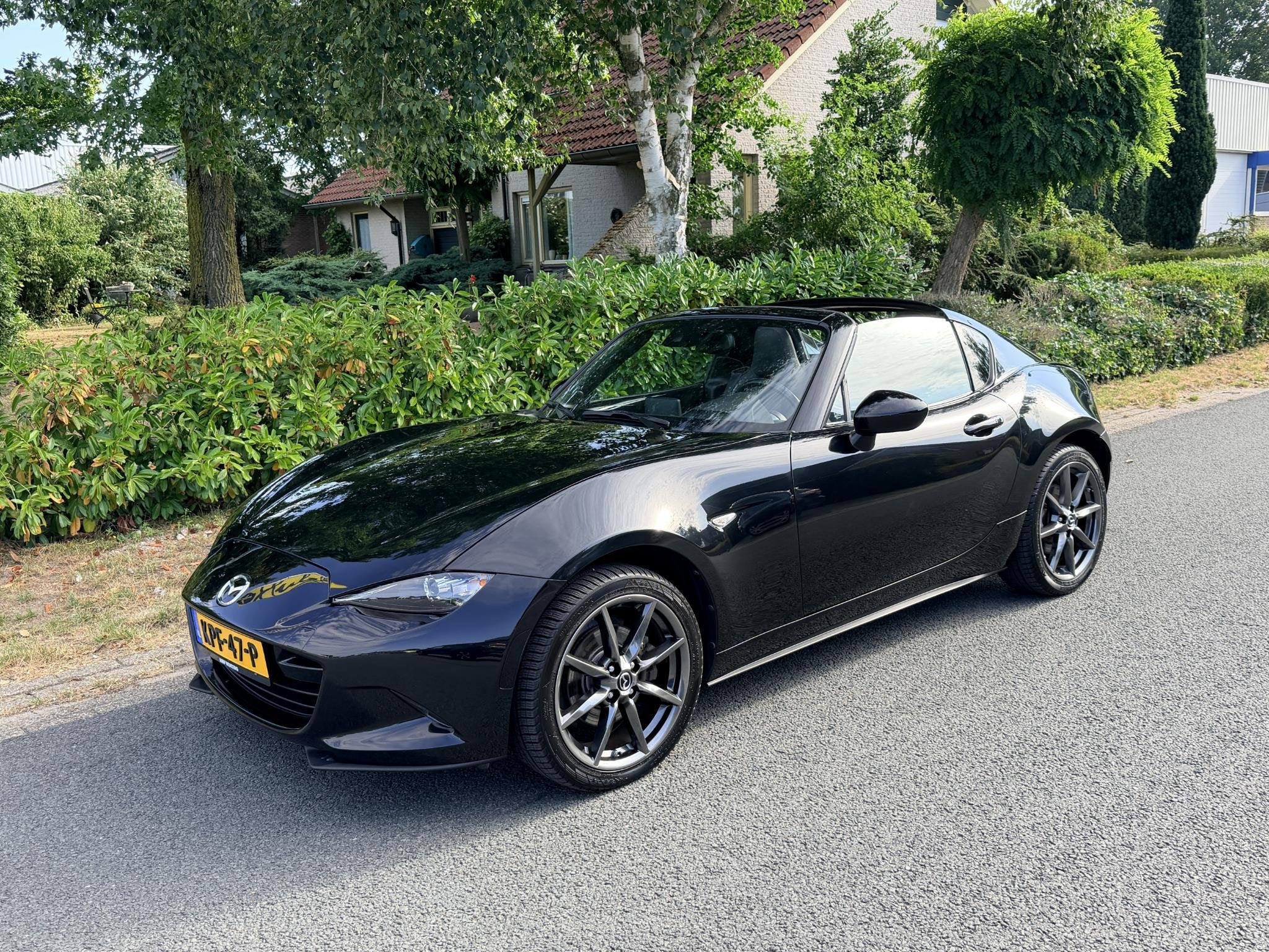 Mazda MX-5 RF 2.0 SkyActiv-G 184PK GT-M Automaat•Leder, Auto's, Mazda, Automaat, 1998 cc, Achterwielaandrijving, Gebruikt