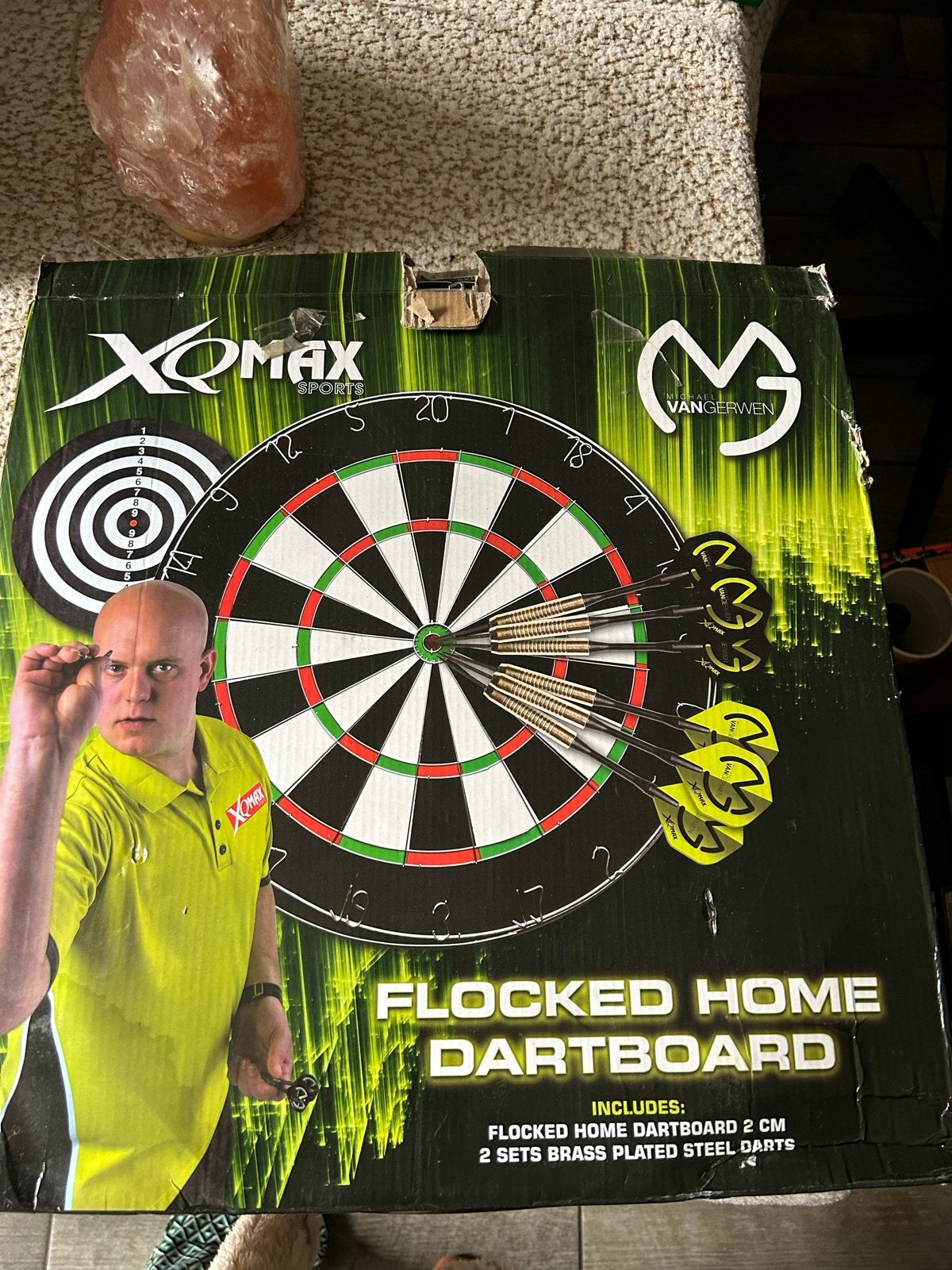 Dartbord met pijlen - XQ Max Michael van Gerwen, Ophalen of Verzenden, Gebruikt, Dartbord met pijlen