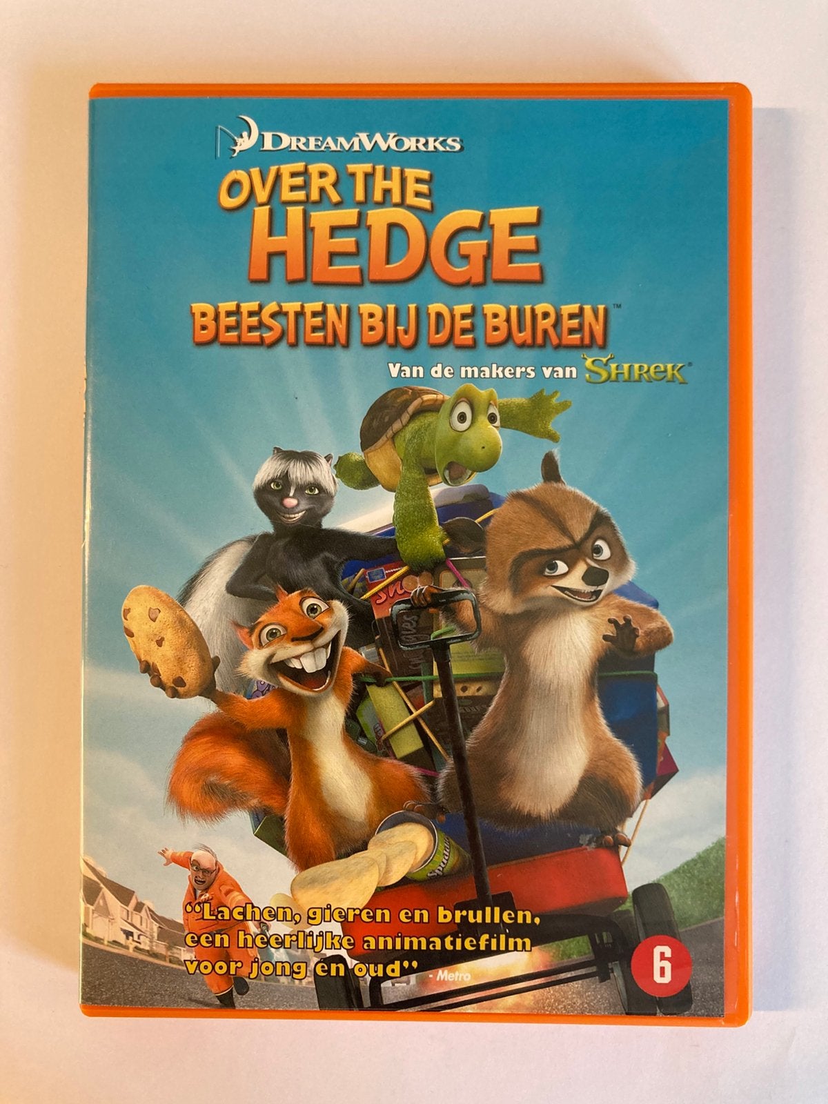 Beesten bij de Buren / Over the Hedge, 2006 /DVD /DreamWorks, Animatie, Nederlands, Ophalen of Verzenden, Zo goed als nieuw