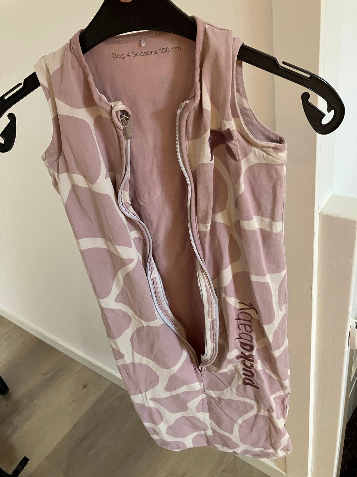 Puckababy Bag 4 Seasons slaapzak 100 cm met afritsbare mouwe, Ophalen of Verzenden, Gebruikt, Slaapzak