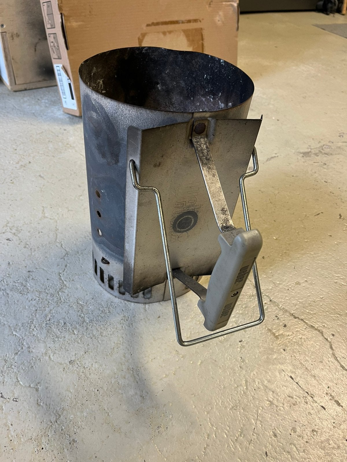 Weber fire starter (groot), Ophalen of Verzenden, Gebruikt