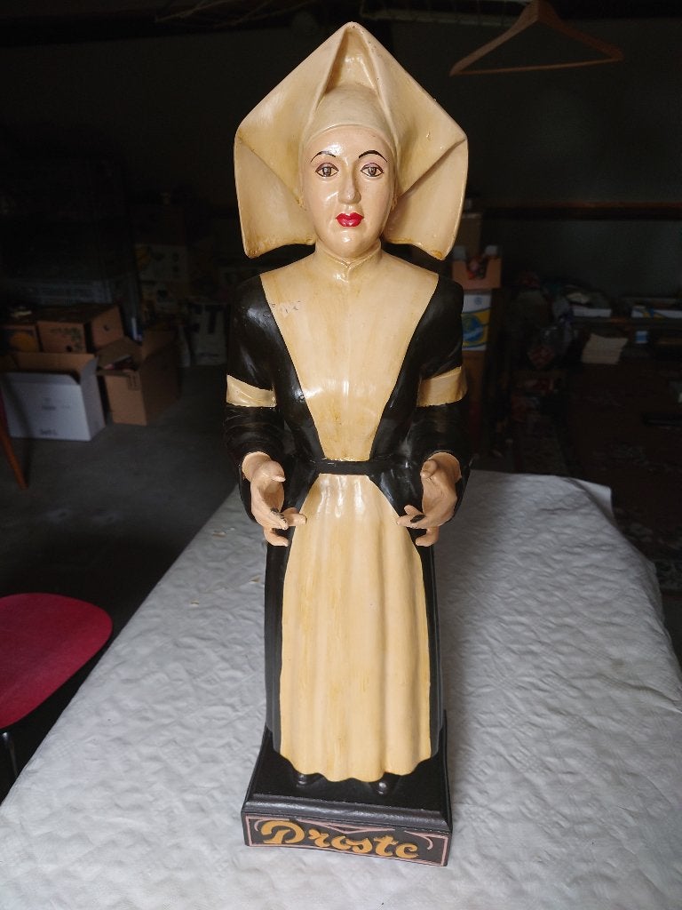 Vintage Droste (zuster) beeld., Antiek en Kunst, Kunst | Beelden en Houtsnijwerken, Ophalen, Overige onderwerpen, 50 - 100 cm