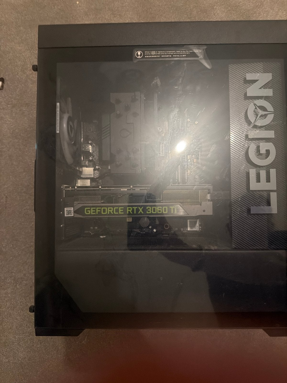 Lenovo Legion Gaming PC - RTX 3060 Ti, Ophalen of Verzenden, Zo goed als nieuw, Gaming, Met videokaart