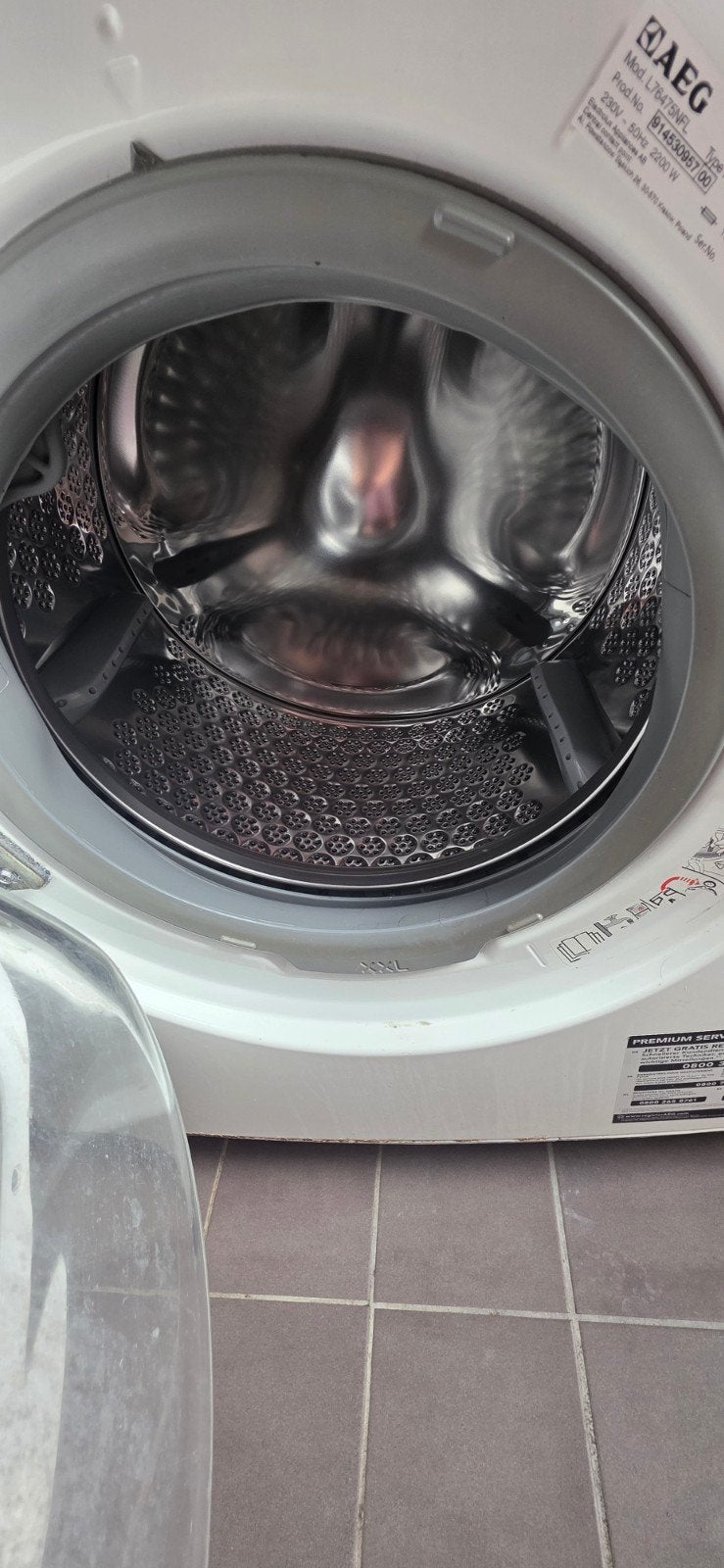 AEG L76275FL Voorlader Wasmachine 7kg, Witgoed en Apparatuur, Wasmachines, Ophalen, Gebruikt, Voorlader, 85 tot 90 cm