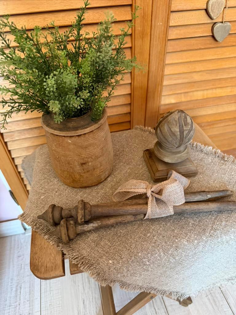 Diversen Landelijke/Sobere Houten Woonaccessoires, Huis en Inrichting, Woonaccessoires | Overige, Ophalen of Verzenden, Zo goed als nieuw