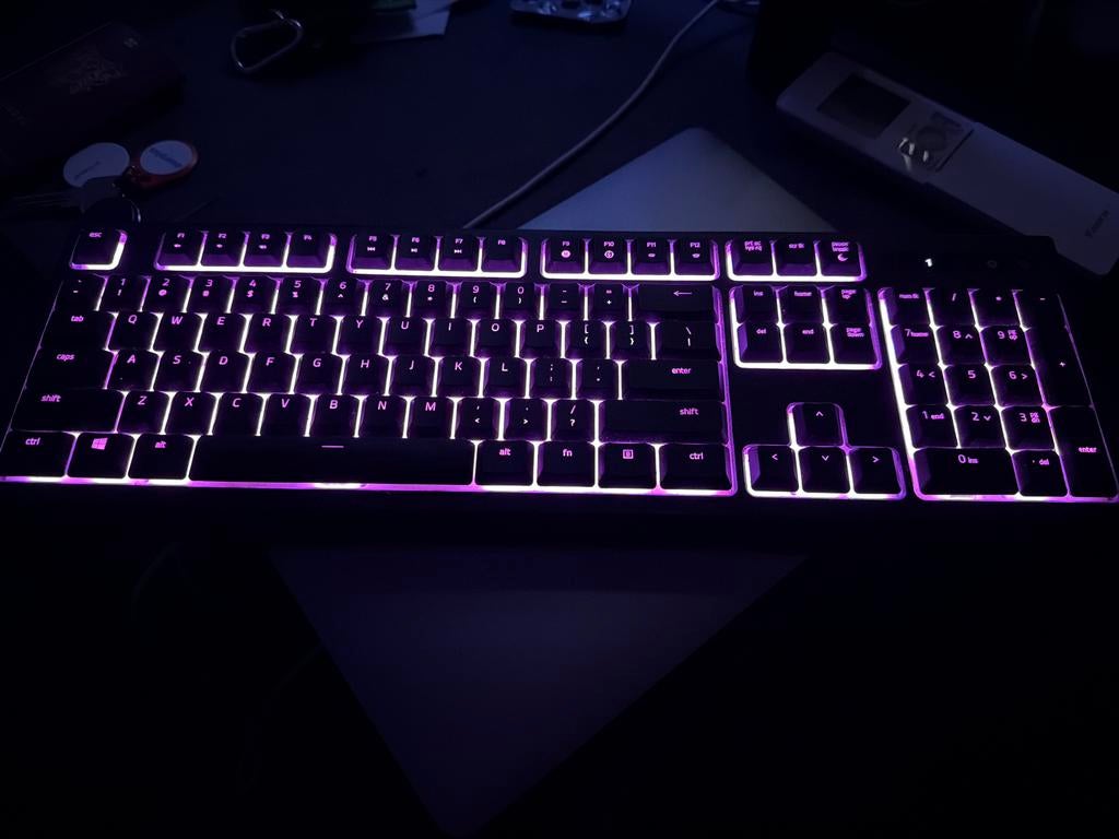 Razer Ornata Chroma Gaming Toetsenbord - RGB Verlichting, Gebruikt, Ergonomisch, Ophalen of Verzenden, Qwerty