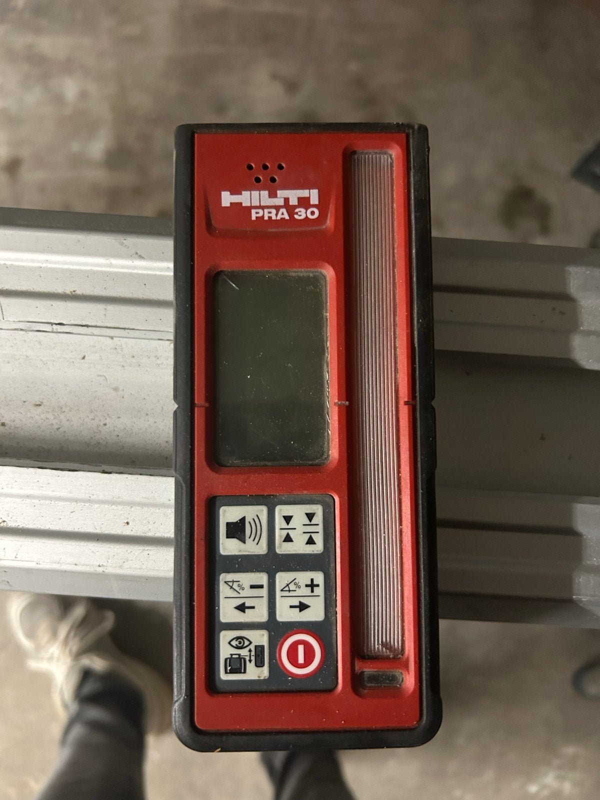HILTI PRA 30 laserontvanger (werking onbekend), Ophalen of Verzenden, Gebruikt, Overige meters