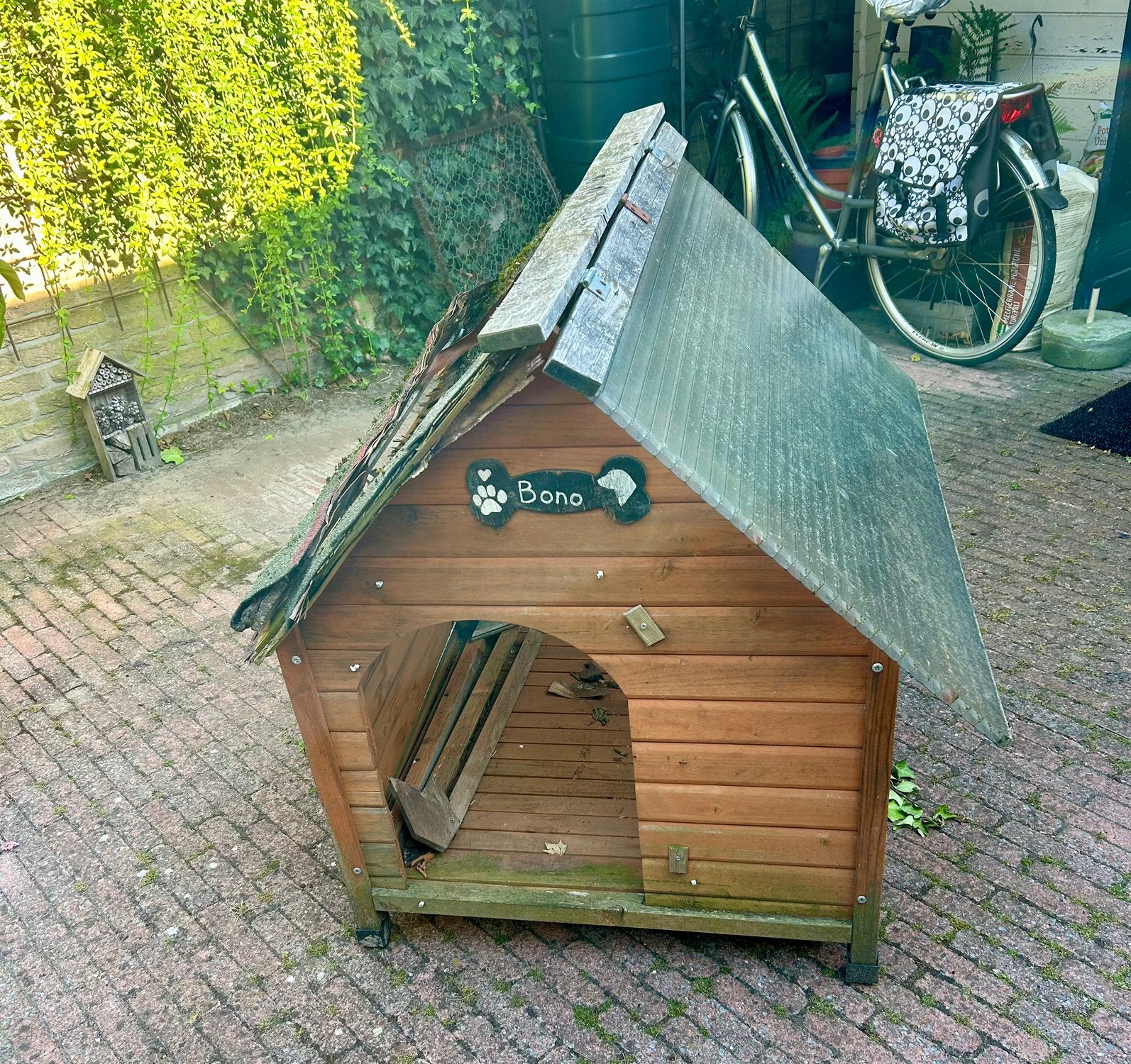 Gratis hondenhok, Dieren en Toebehoren, Ophalen, Gebruikt, 65 tot 100 cm, Hondenhok