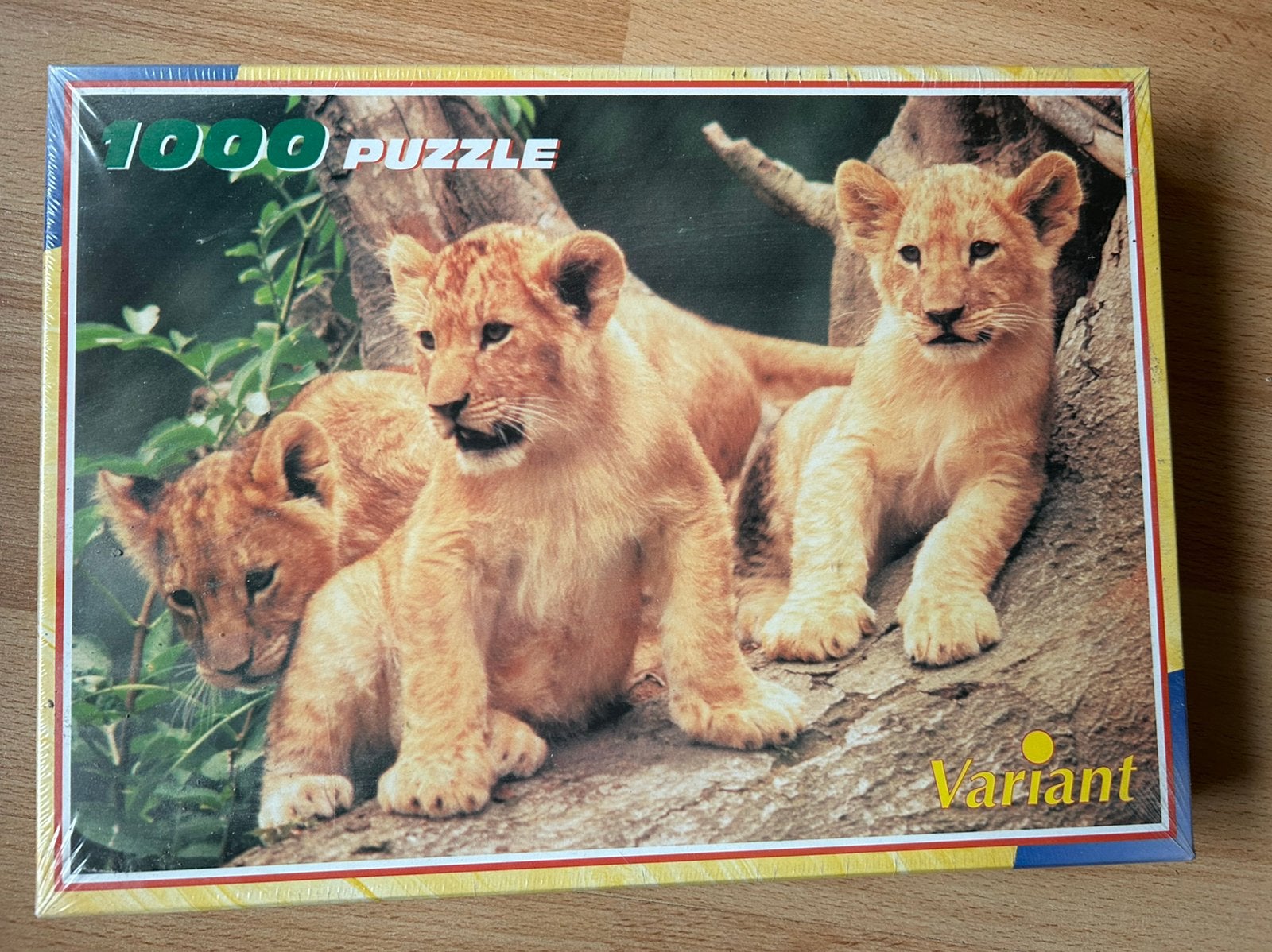 Puzzel 1000st. leeuwenwelpen nieuw in plastic, Ophalen, 500 t/m 1500 stukjes, Nieuw, Legpuzzel