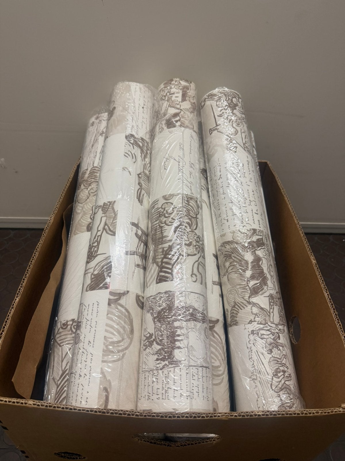 7x Wallcoverings Van Gogh behang – 10 meter per rol, Ophalen of Verzenden, Bruin