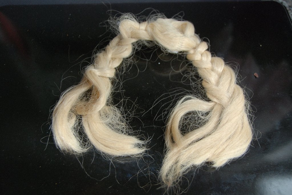 Blonde haren / pruik voor een pop, Verzamelen, Verzenden, Nieuw, Accessoires