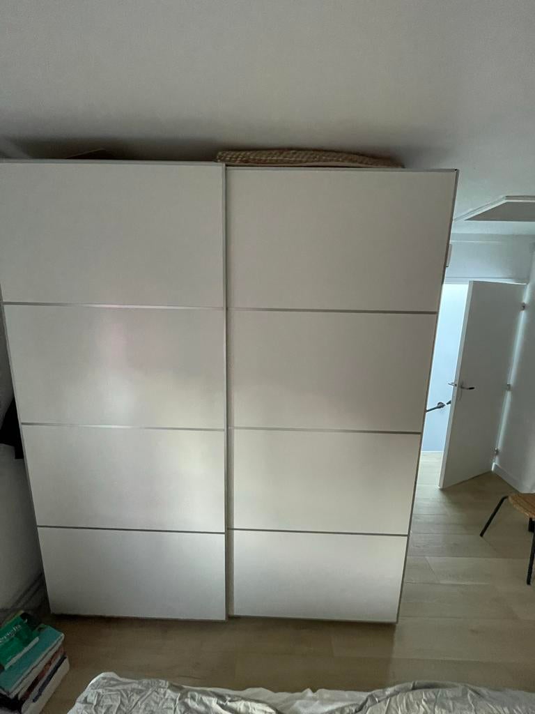 Ikea Pax kast 2m breed met schuifdeuren, Huis en Inrichting, Kasten | Kledingkasten, Ophalen, Gebruikt, 200 cm of meer, Met lade(s)