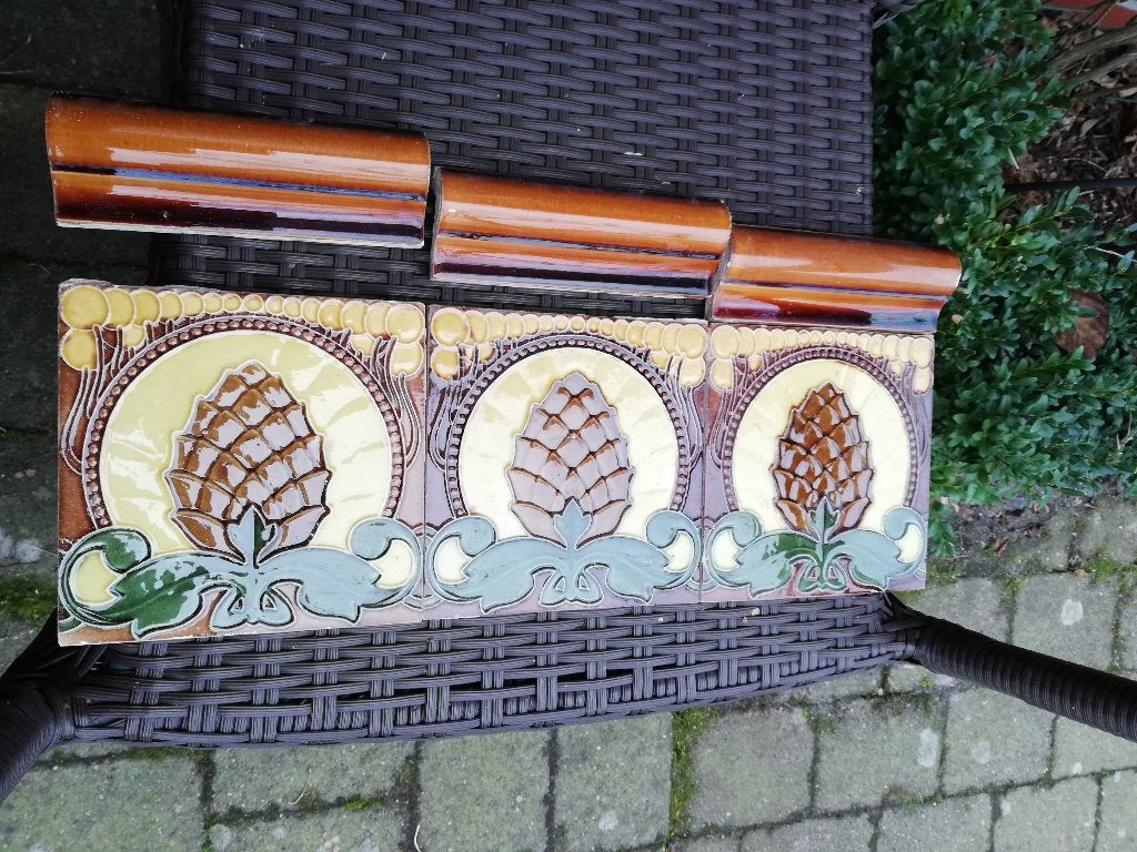 Prachtige art nouveau / jugendstil tegels Le Glaive, Ophalen