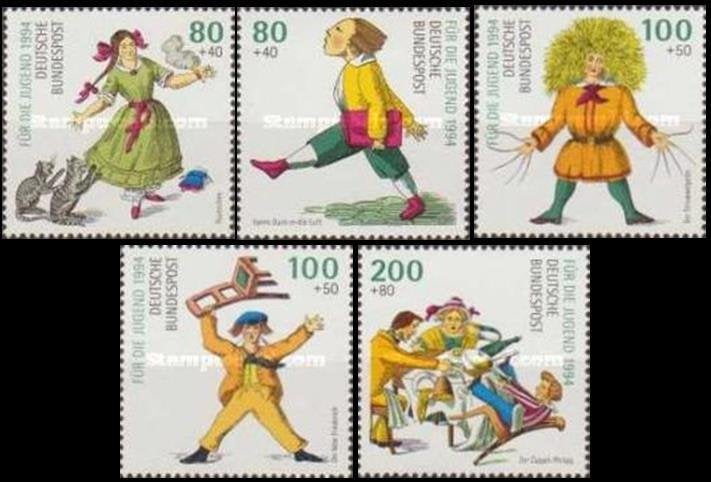 DUITSLAND 1994 Jeugd - Dr. Heinrich Hoffmann, Michel: 1726-3, Verzenden, 1990 tot heden, Postfris
