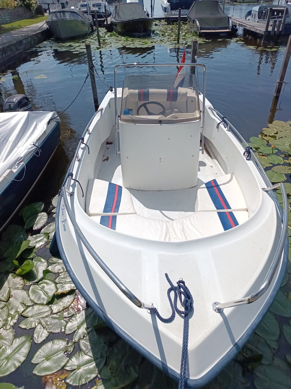 Consoleboot met 15 pk Yamaha en trailer, Watersport en Boten, Ophalen