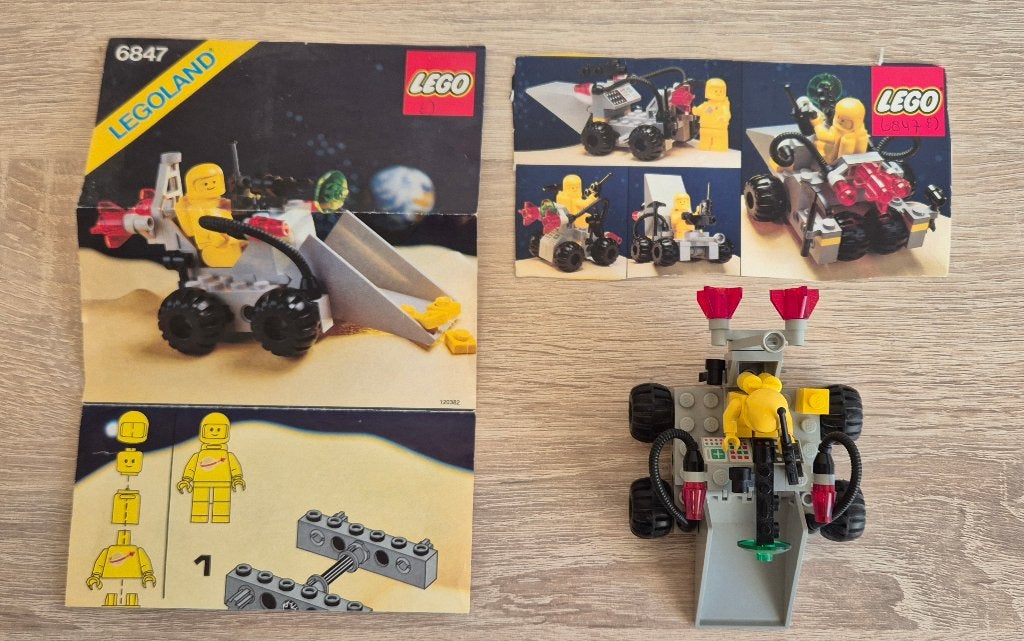Lego Classic Space set 6847 ‘Space Dozer’ uit 1985, Ophalen of Verzenden, Gebruikt