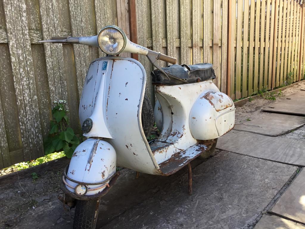 Vespa VNB 125, Motoren, Scooter, Gebruikt, 1 cilinder