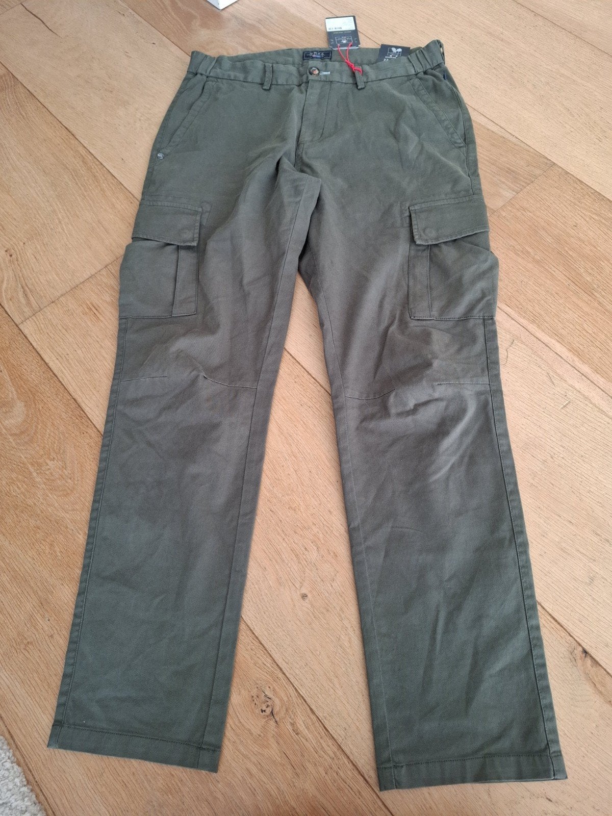 Nieuw NZA Auckland modern Cargo Broek Heren Groen mt 32/32, Overige maten, Ophalen of Verzenden, Groen, Nieuw