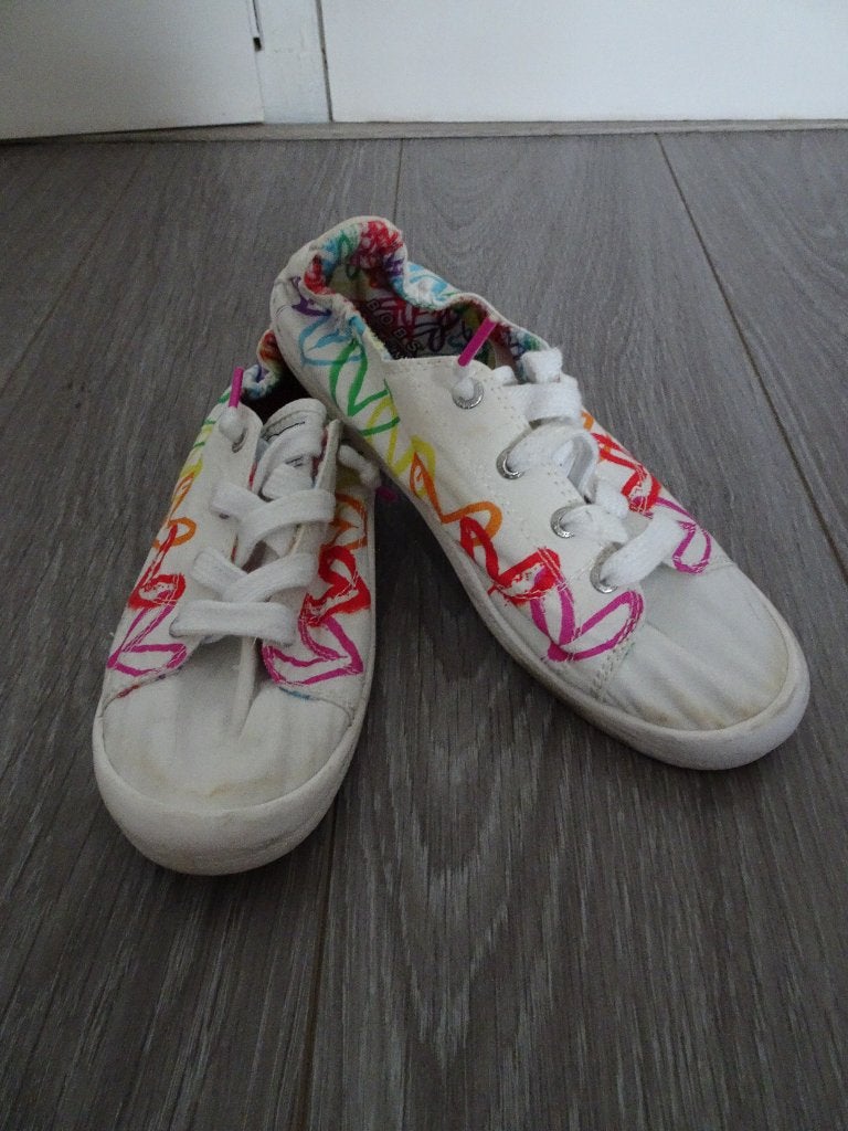 Skechers BOBS B Cool Canvas Sneakers Maat 38 | Dames, Wit, Skechers Bob, Ophalen of Verzenden, Sneakers of Gympen