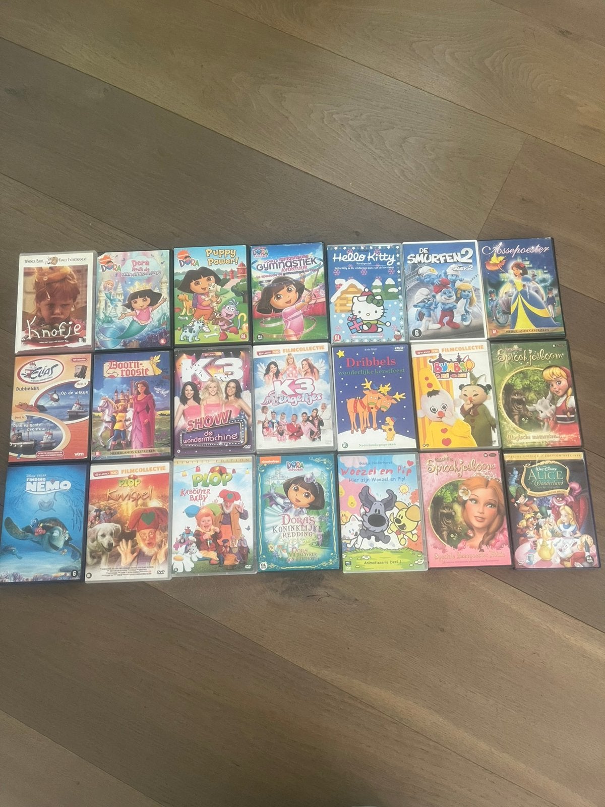 Grote collectie kinderfilms en series op DVD, Gebruikt, Alle leeftijden, Overige genres, Ophalen of Verzenden