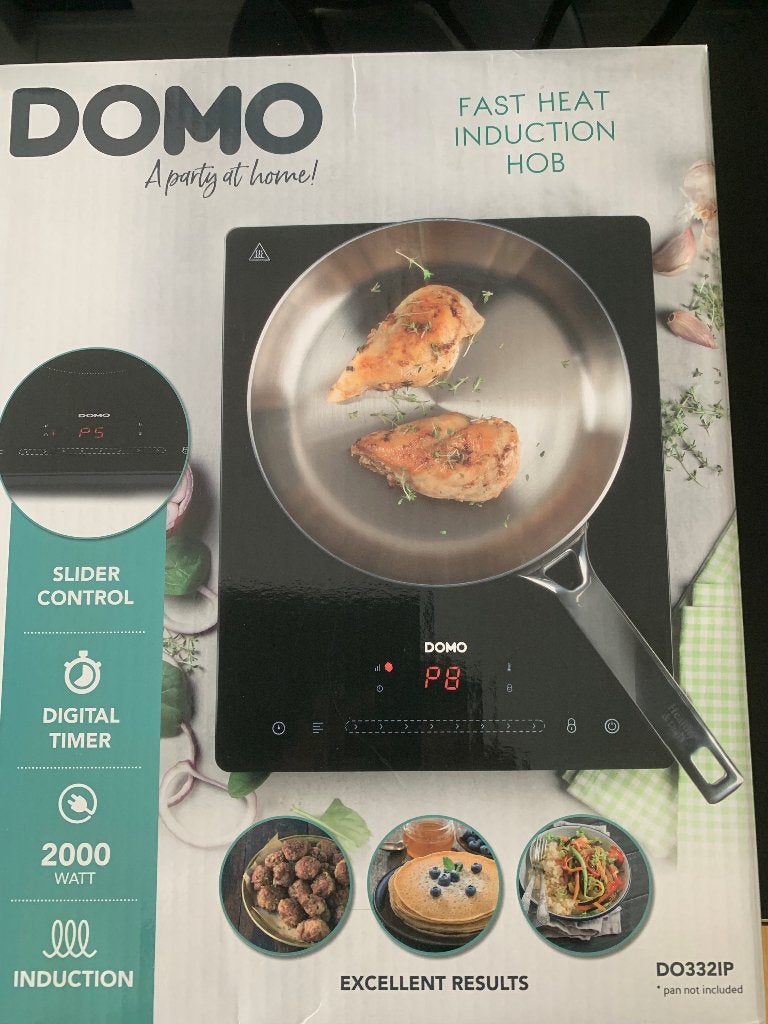 Domo kookplaat Nieuw, Witgoed en Apparatuur, Kookplaten, Nieuw, 3 kookzones of minder, Ophalen of Verzenden, Vrijstaand