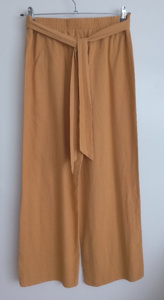 Ambiance Apparel oranje linnen broek, maat L, Oosterveldweg 15, 7274 DZ, Verzenden, Maat 42/44 (L), Nieuw
