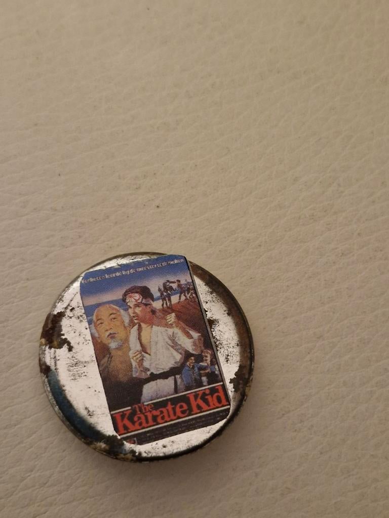 044 The Karate Kid Film Button, Verzamelen, Ophalen of Verzenden, Gebruikt
