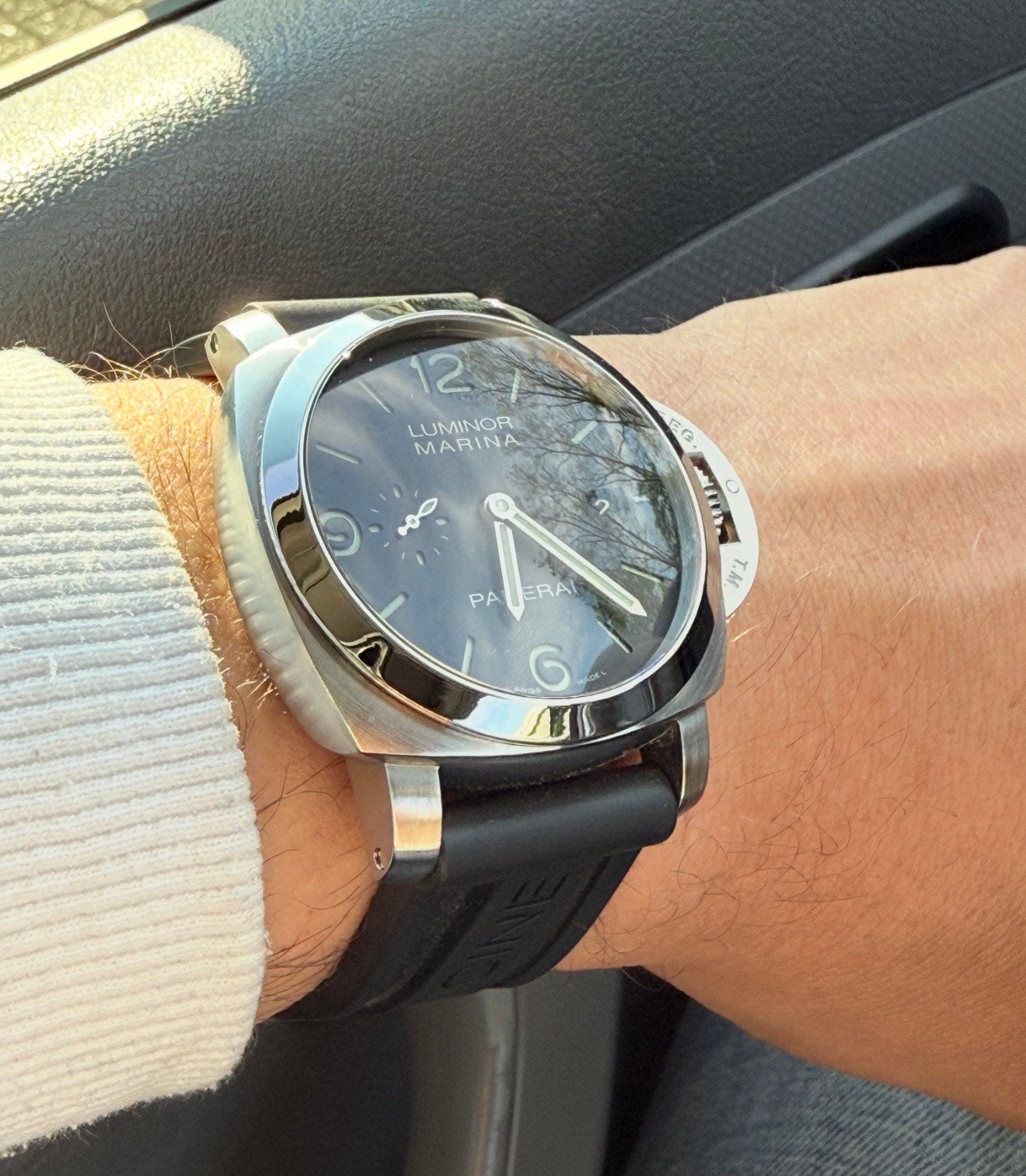 Panerai Luminor Marina 3 Days 2016 ( NEW FULL SERVICE ! ), Ophalen, Staal, Overige merken, 1960 of later