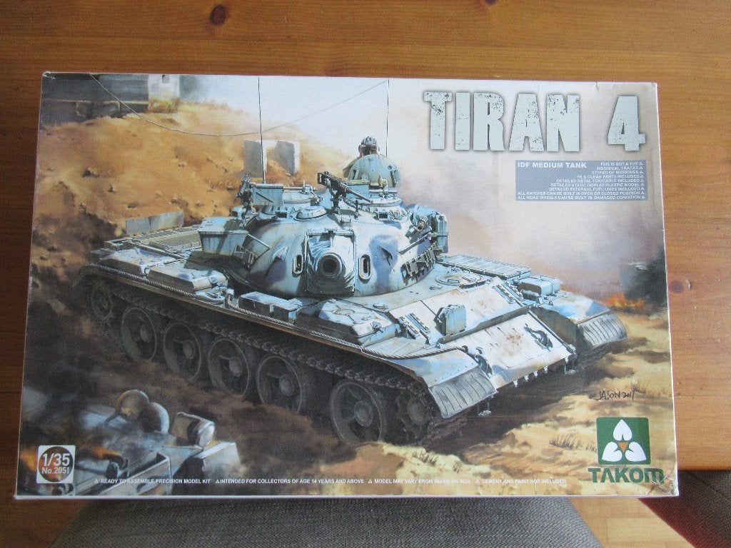 Tiran 4 - IDF medium tank  (Takom 1/35), Hobby en Vrije tijd, Modelbouw | Auto's en Voertuigen, Overige merken, Tank, 1:32 tot 1:50