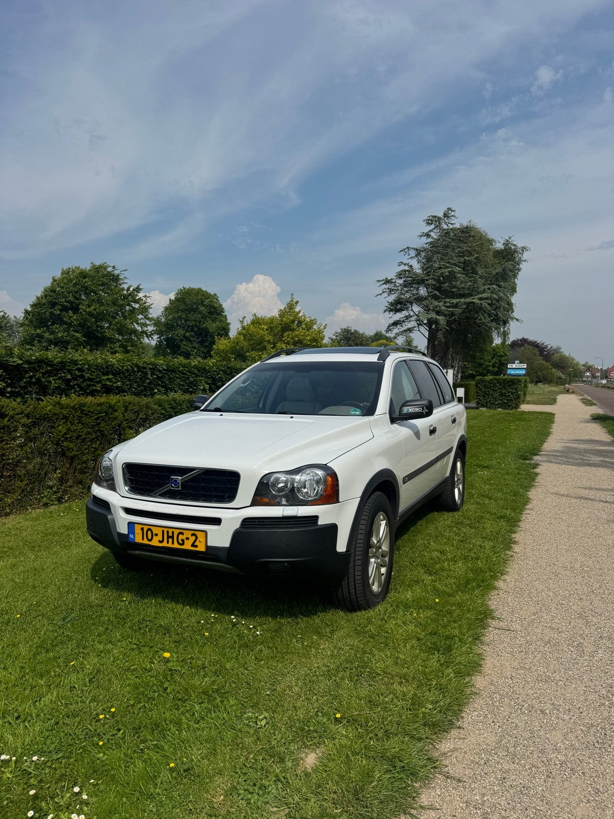 Volvo XC90  2004 Wit Stage 1, Beige, Vierwielaandrijving, Bluetooth, 5 cilinders