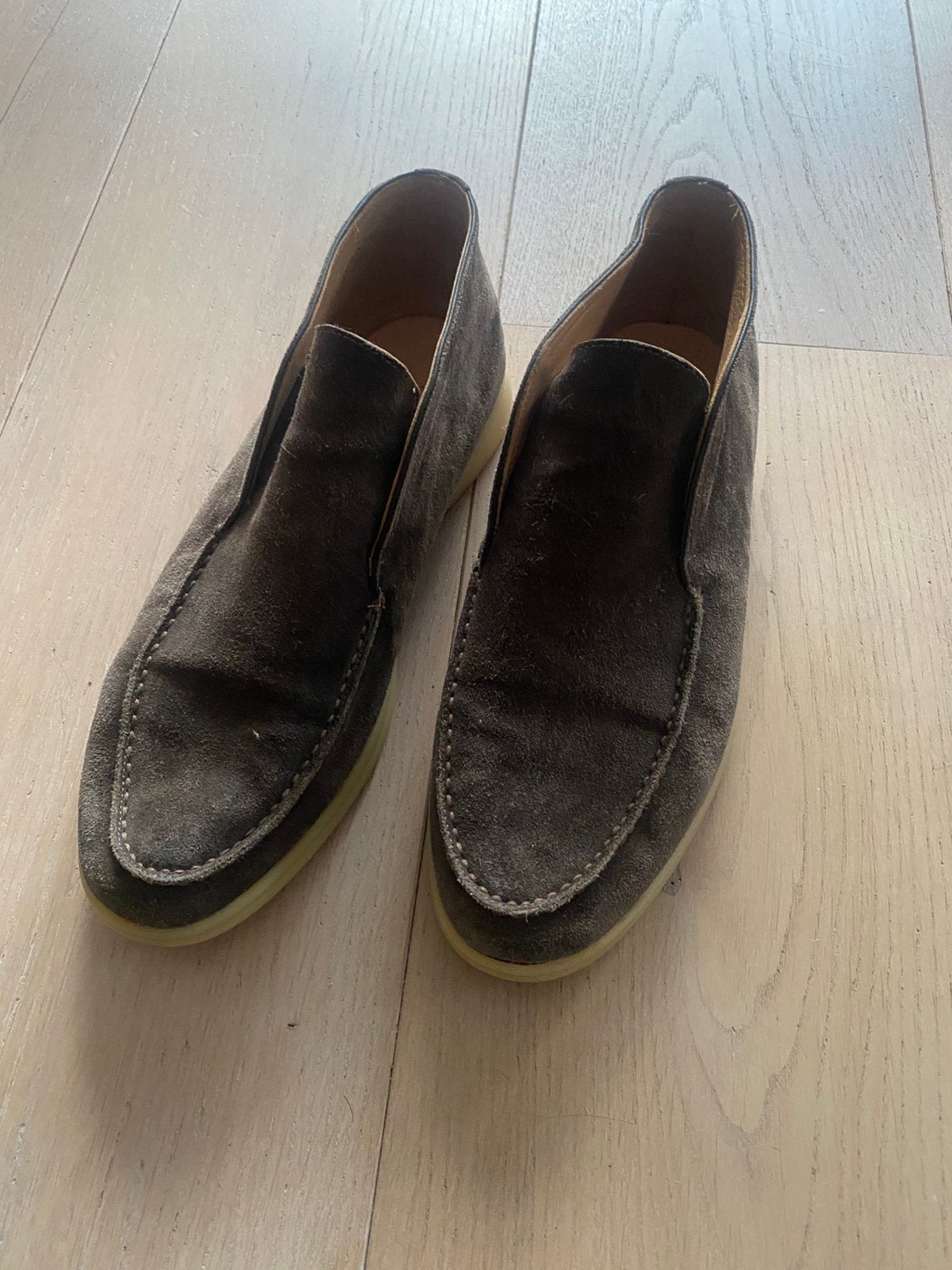 Loro piana 44 open walk boots, Loafers, Bruin, Ophalen of Verzenden, Zo goed als nieuw