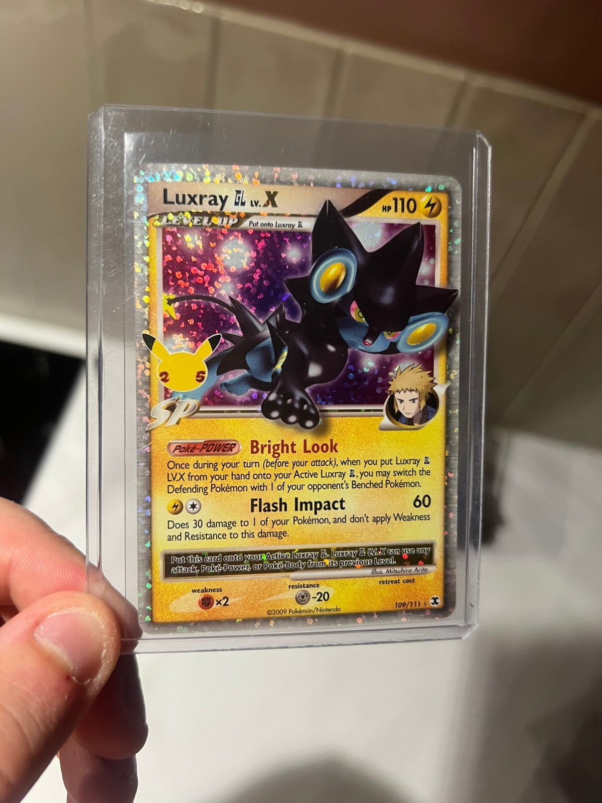 Pokemon kaart Luxray #109 CEL, Ophalen of Verzenden, Zo goed als nieuw