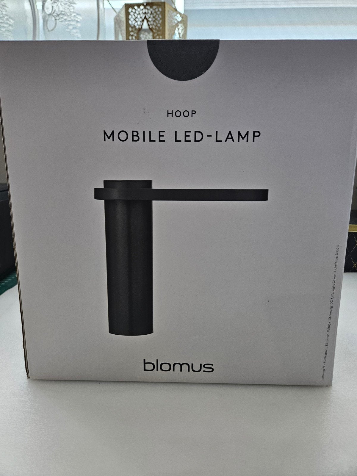 Blomus Hoop Mobiele LED-Lamp - Nieuw en Ongebruikt, Kunststof, Overige merken, Nieuw, Ophalen of Verzenden