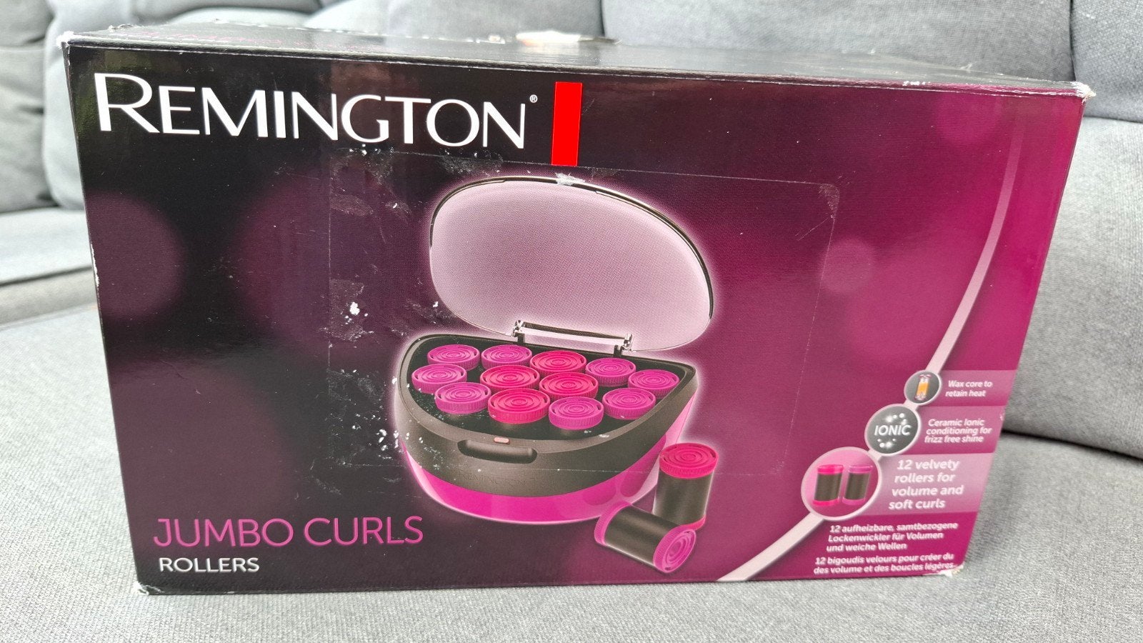 Remington Jumbo Curls Rollers H5670 - Krulset, Ophalen of Verzenden, Zo goed als nieuw, Haarverzorging