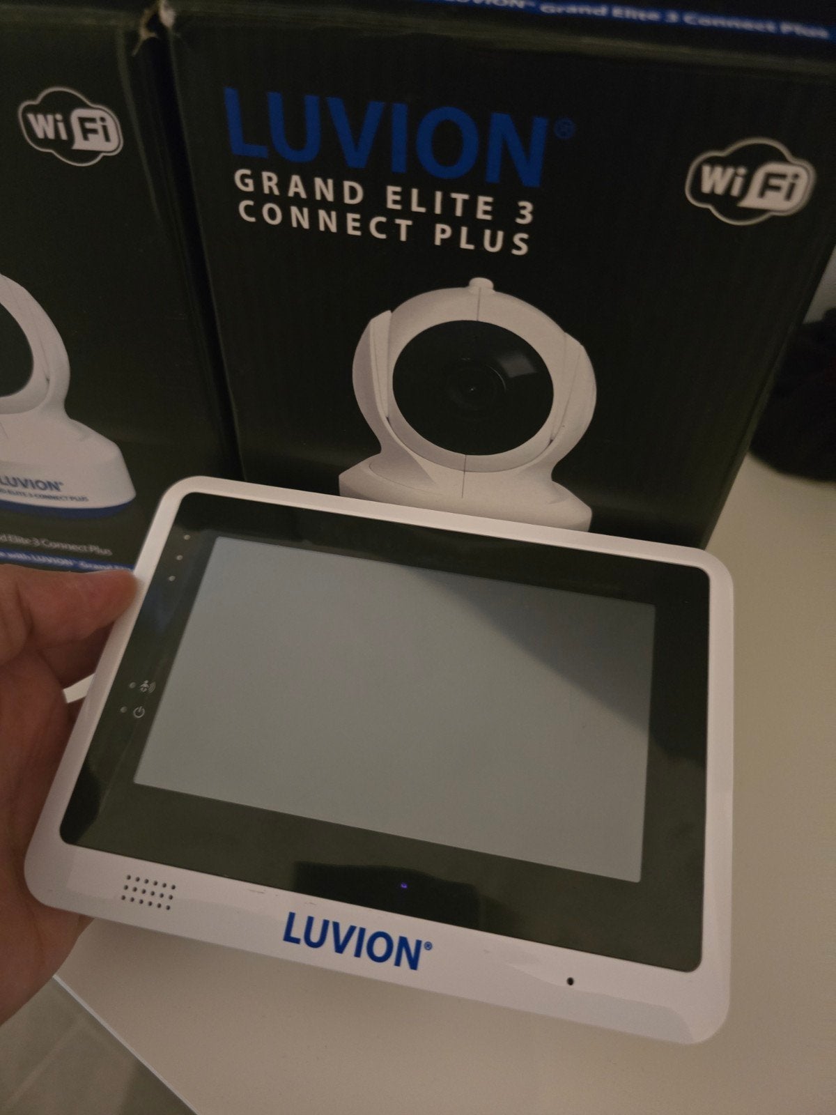 Luvion Grand Elite 3 Connect Plus Babyfoon met Camera, Kinderen en Baby's, Babyfoons, Ophalen of Verzenden, Zo goed als nieuw
