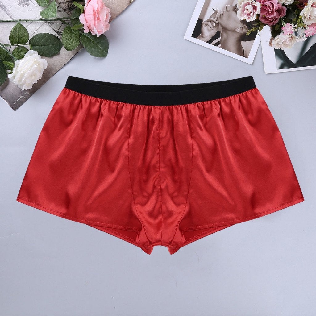 Rode satijnen boxershort / boxer onderbroek heren mannen, Kleding | Heren, Verzenden, Rood, Boxer