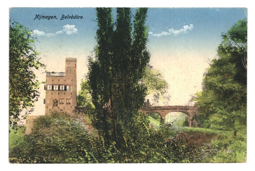 984302	Nijmegen	Belvedere	1926 Gld	Gelopen met Postzegel