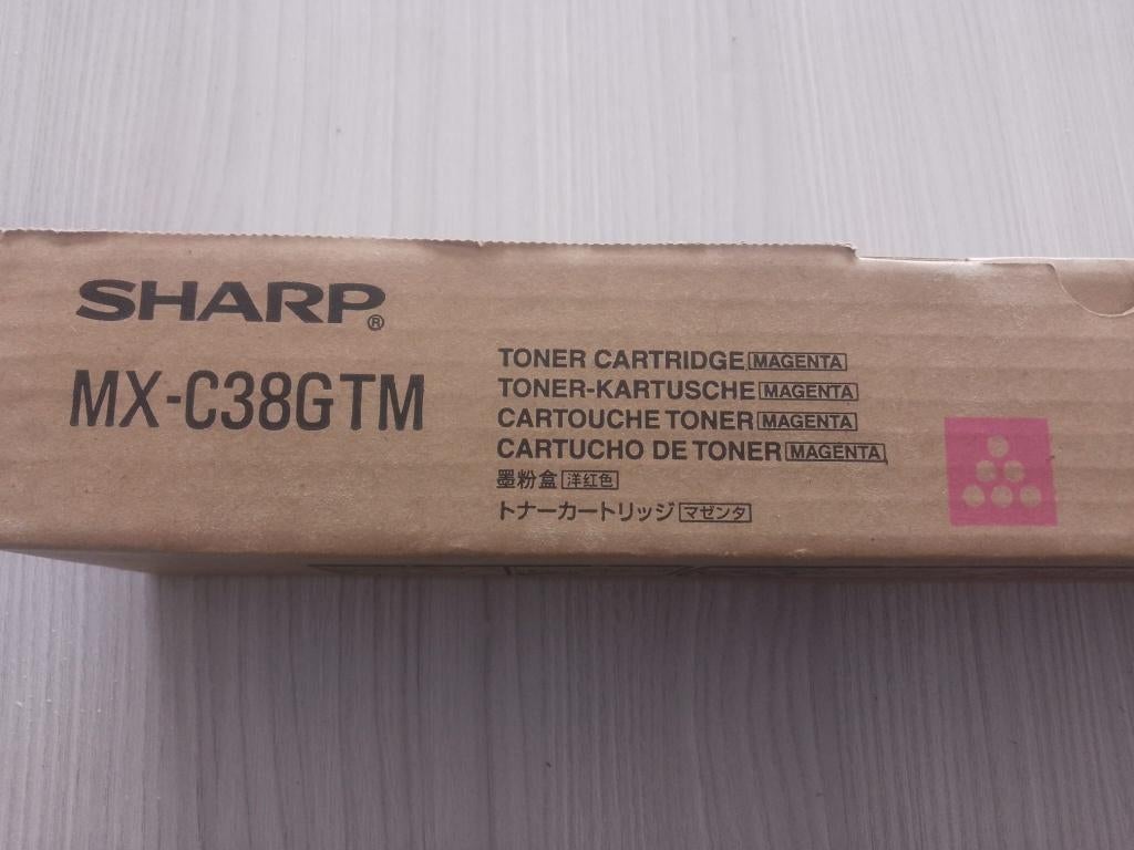 Nieuwe Originele Sharp MX-C38GTM Toner Magenta, Computers en Software, Printerbenodigdheden, Nieuw, Toner, Ophalen