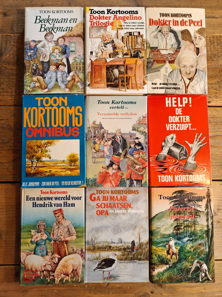 9 Boeken van Toon Kortooms., Ophalen of Verzenden, Zo goed als nieuw, Noord-Brabant