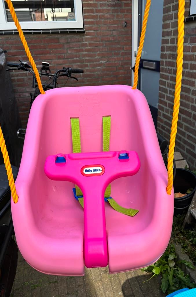 Schommel little tikes, Kinderen en Baby's, Speelgoed | Buiten | Speeltoestellen, Ophalen, Zo goed als nieuw, Schommel