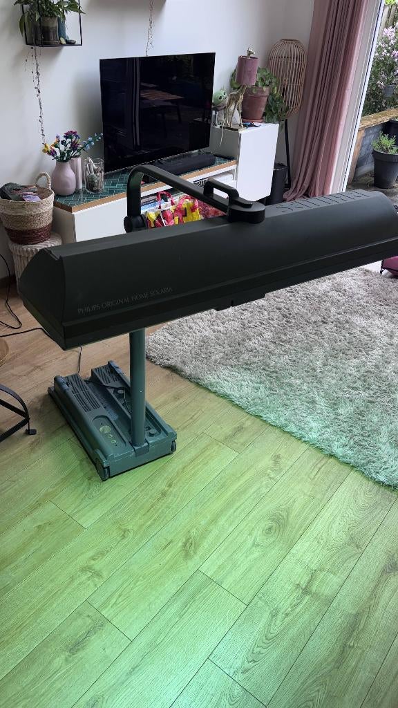 Inklapbare Philips Zonnebank, Witgoed en Apparatuur, Ophalen, Gebruikt, Zonnebank enkelzijdig, Minder dan 10 lampen