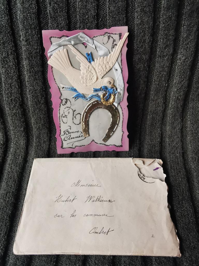 Antieke ansichtkaart 1930 uit België, handgemaakt Miekje, Ophalen of Verzenden, Voor 1920, Brussel (Gewest)