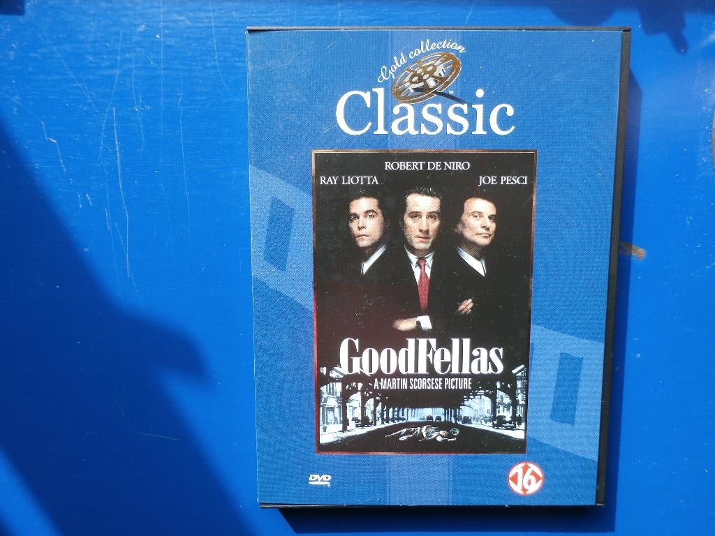 GoodFellas + R. De Niro + 2 dvds + gold collection classic, Vanaf 16 jaar, 1980 tot heden, Ophalen of Verzenden, Zo goed als nieuw