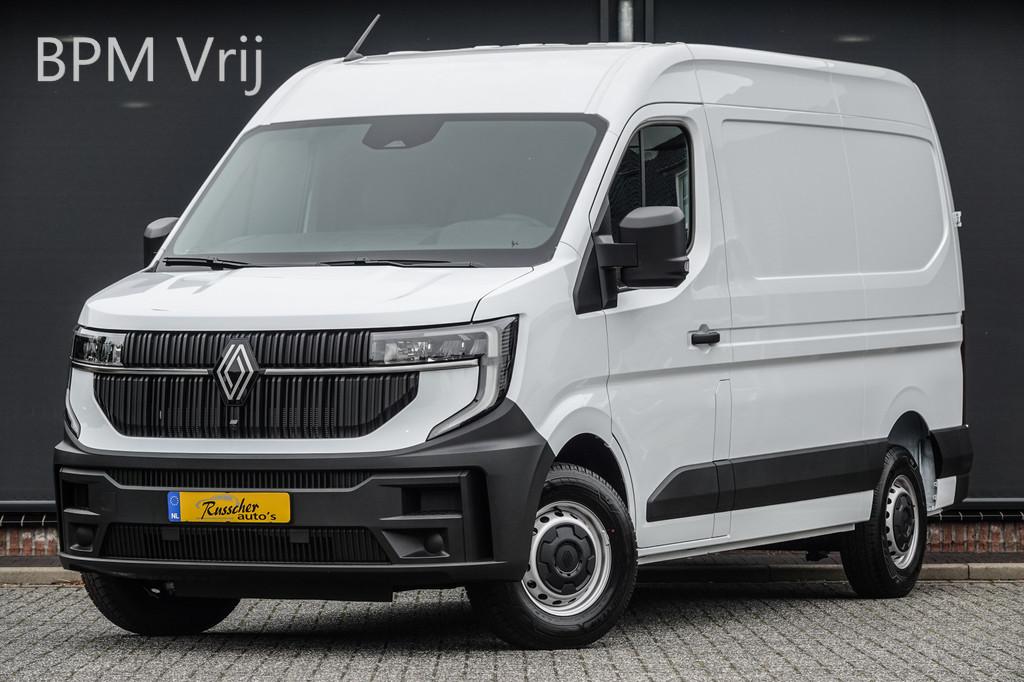 Renault Master T35 | L2H2 | 2.0Dci 150Pk | Stoel-Bank | Park, Stof, Gebruikt, Zwart, 4 cilinders