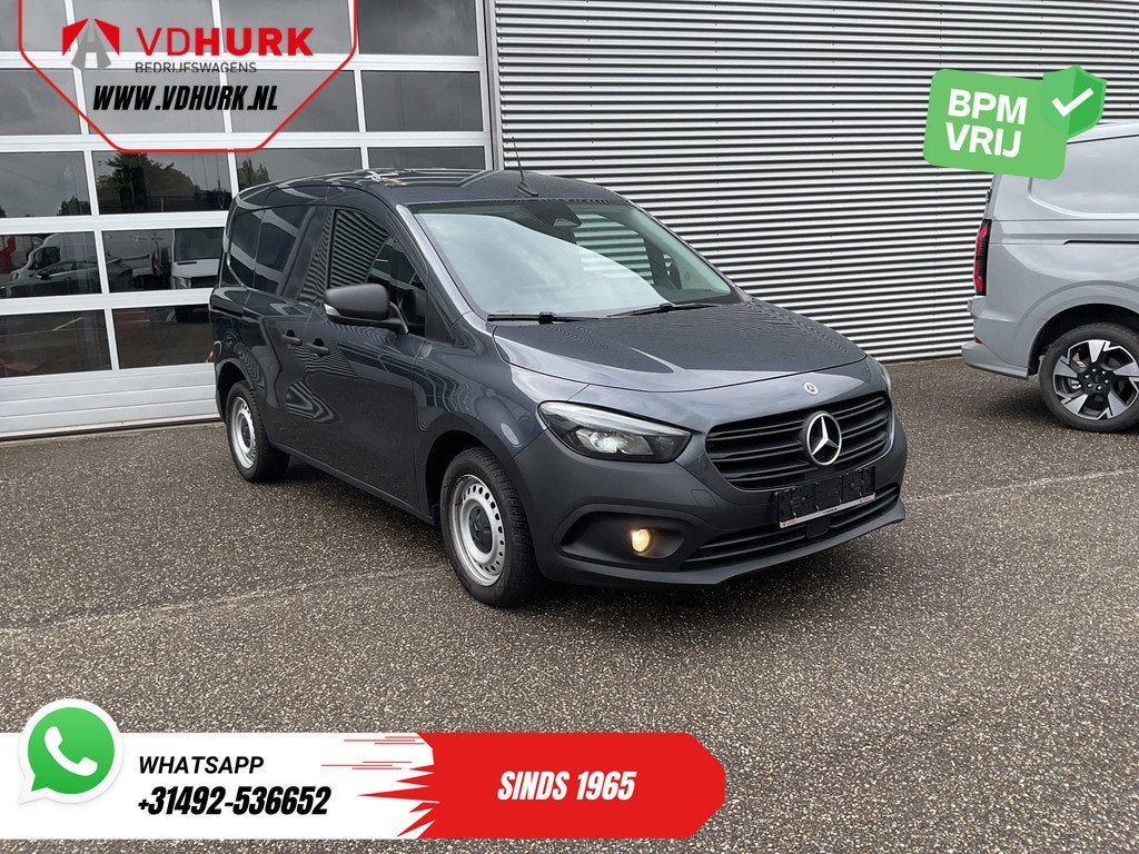 Mercedes-Benz Citan 112 CDI Aut. LED/ Carplay/ 3Pers/ Stoelv, Stof, Gebruikt, 4 cilinders, 1618 kg