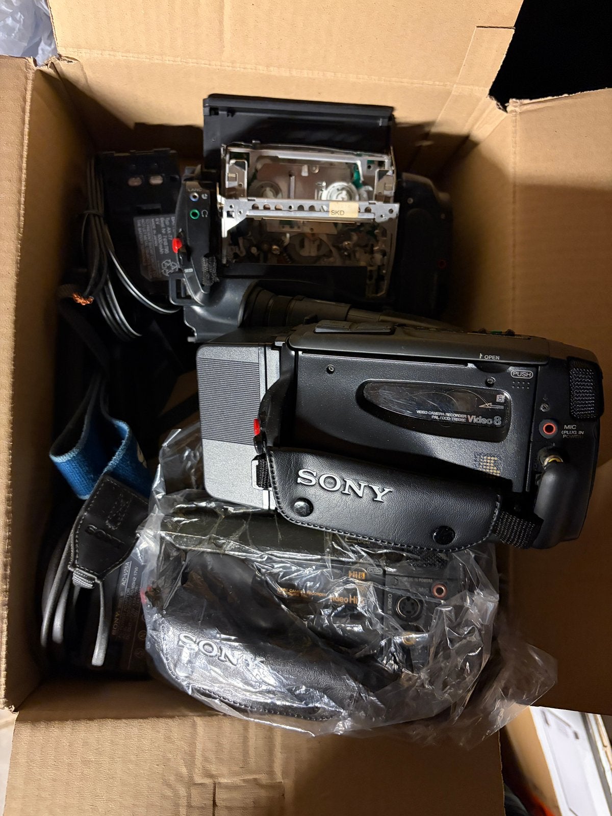 Sony video 8 camcorders, Ophalen of Verzenden, 8mm