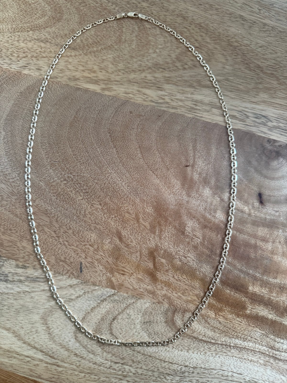 Gouden Anker ketting - Massief, Ophalen of Verzenden, Zo goed als nieuw, Goud